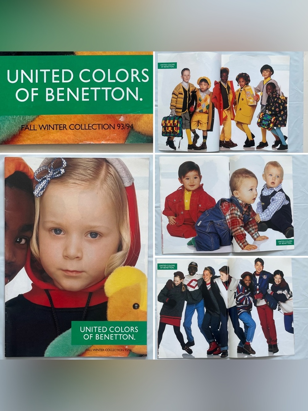 United Colors of Benetton Fall-Winter 1992-93 Kids Large Catalog 40 Pages